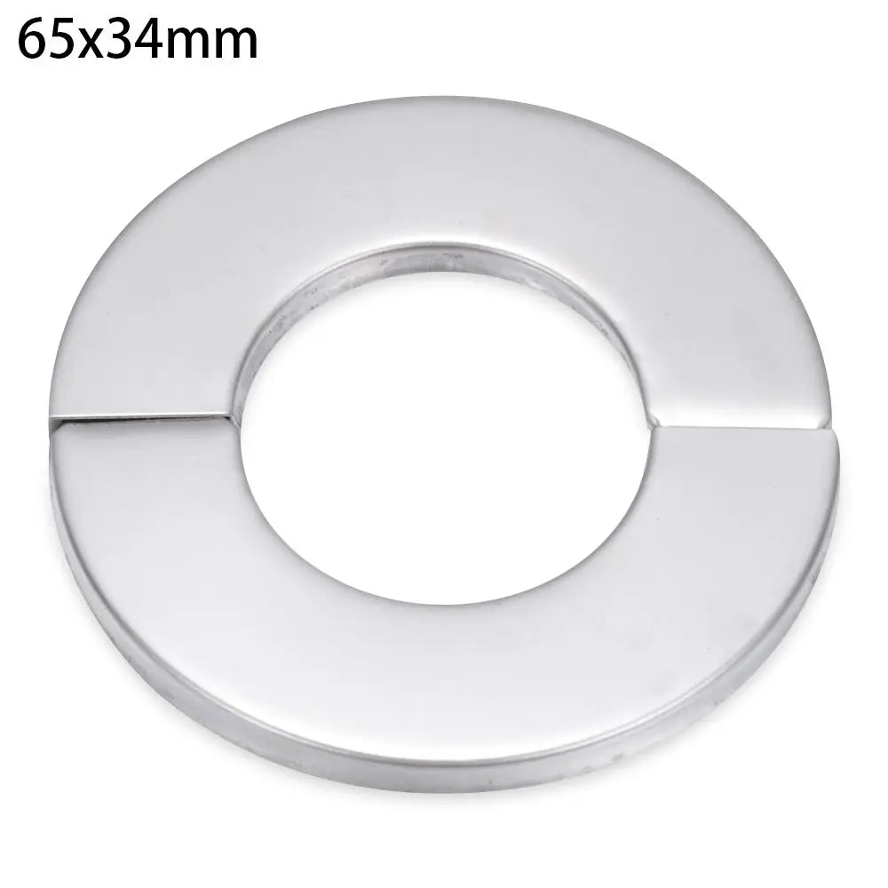 1Pc Stainless Steel Shower Kitchen Faucet Decorative Cover Wall Flange Self-Adhesive Pipe Wall Covers Bathroom Accessories New