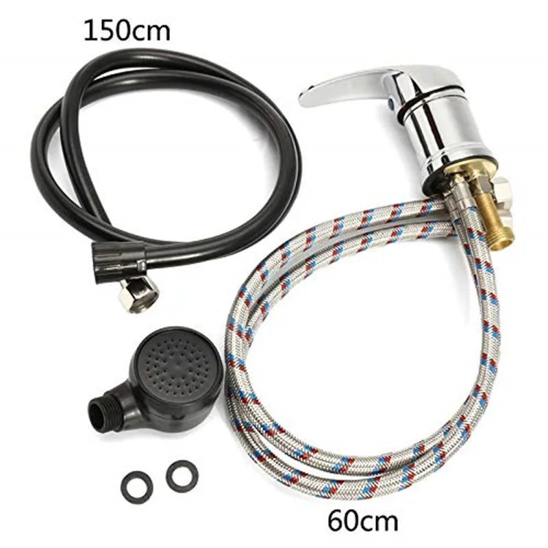 Spa Beauty Salon Shampoo Bowl Sink Hair Salon Building Materials Accessories Bathroom Hot Cold Faucet Spray Hose Replacement Set