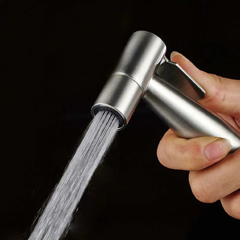 Handheld Toilet Faucet Sprayer Held Stainless Steel Sprayer Gun Hand Bidet Spray Bathroom Self Cleaning Shower Head Hand Faucet