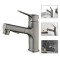 Single Handle Dual Hole Bathroom Sink Mixer Faucet Pull Out Faucet for Bathroom Washbasin Faucet Brass Bathroom Basin Faucet