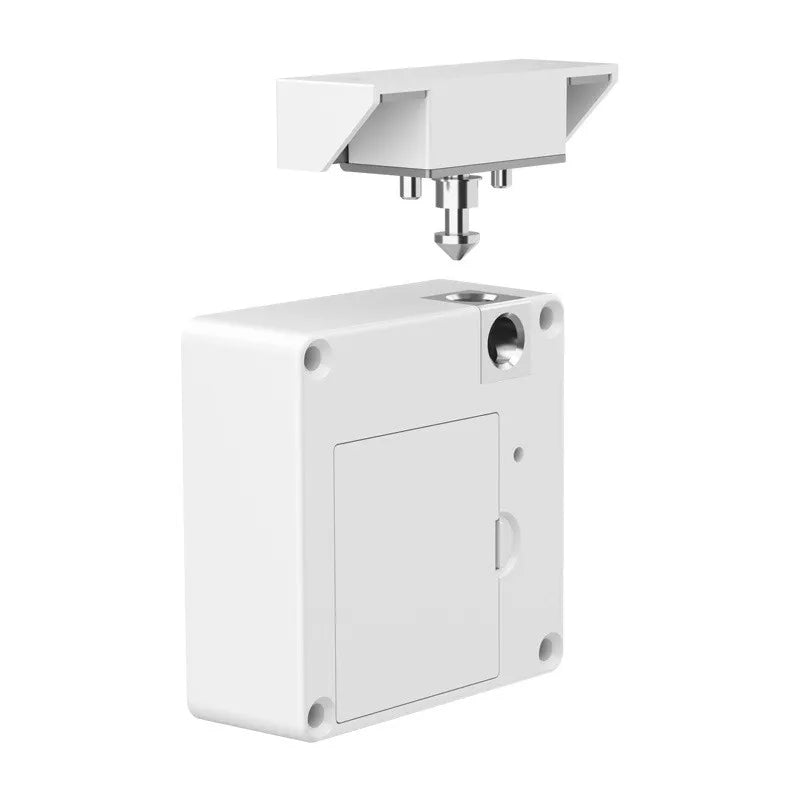 Rfid Lock Wifi Smart Rfid Lock Wifi Smart Electronic Drawer Lock White ABS non punching invisible Locks
