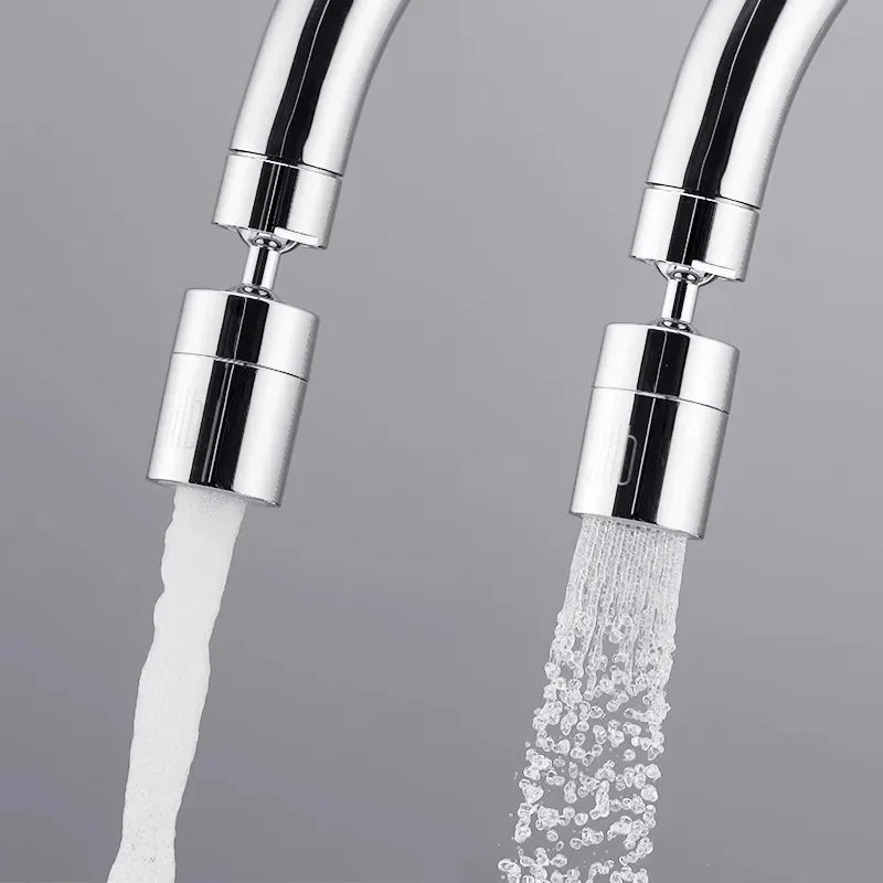 New 2 Mode Kitchen Faucet Spray Head Filter Adjustable 360° Rotary Splashback Tap Nozzle Bubbler Kitchen Sink Faucet Aerator