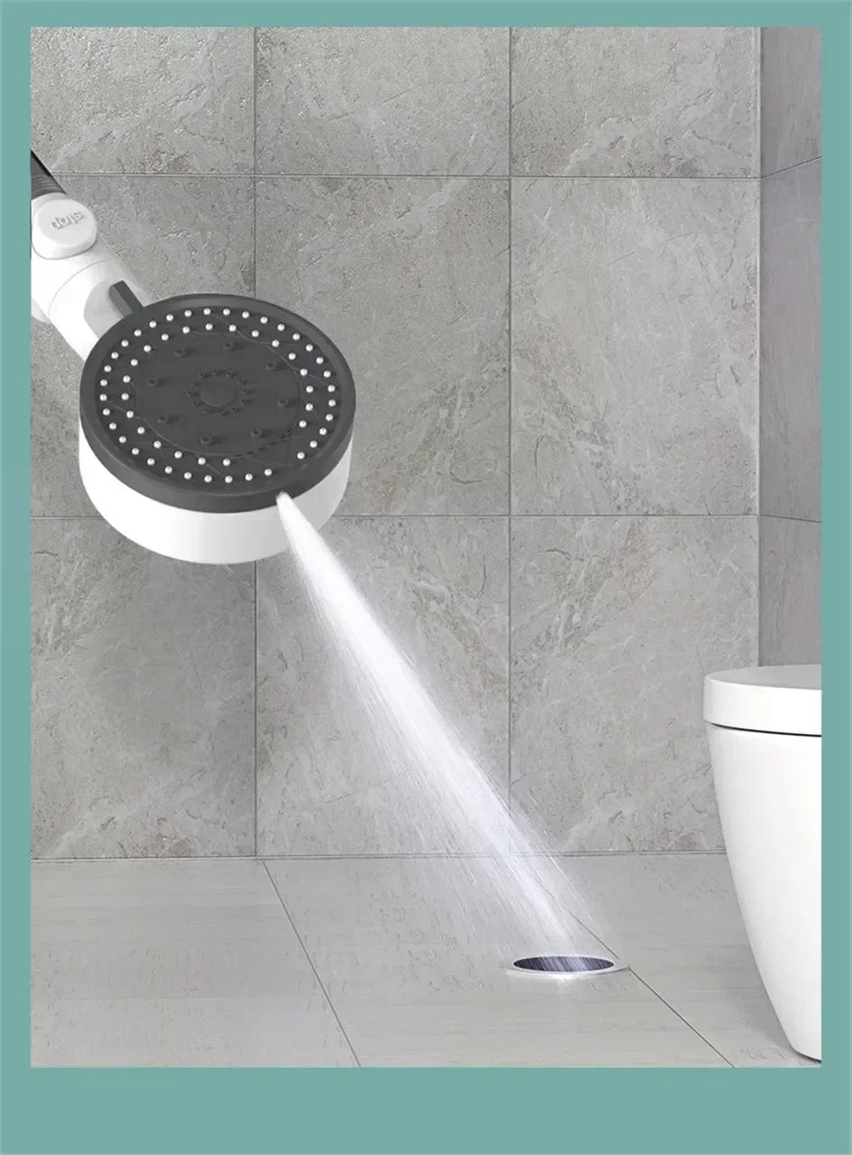 Bathing Showerhead Filtered Purify Water Filter One-Key on OFF Massage 10 Spray Modes High Pressure Shower Head Bath Accessory