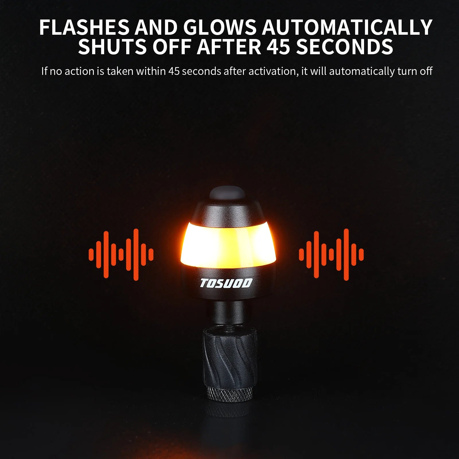 TOSUOD Bicycle Light Plug Light LED Intelligent Turn Signal Warning Light Mountain Handle Blockage Handle Bicycle Light