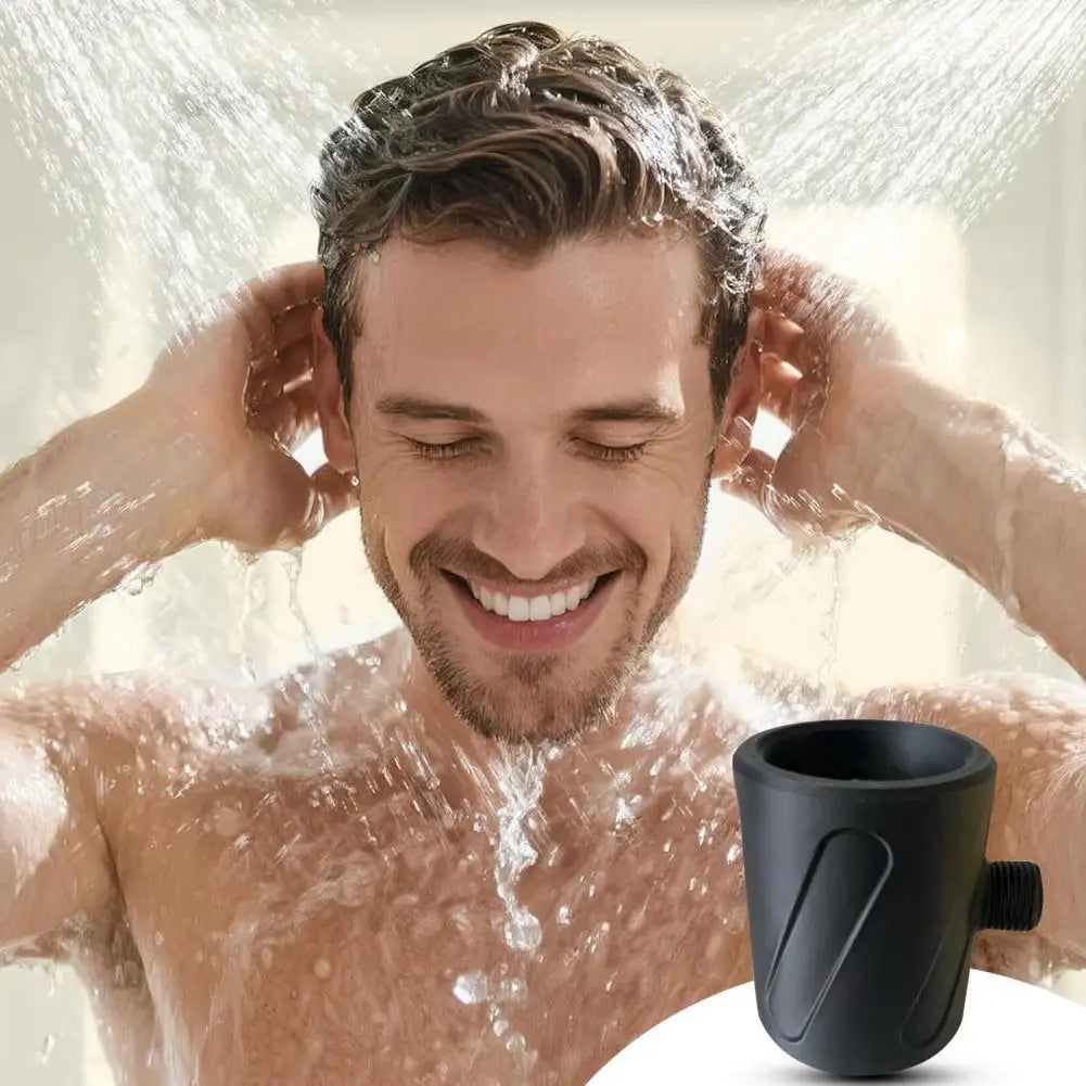 High Pressure Handheld Shower Head 3D Printed Flushing Cleaning Spiral Nozzle for Men Bathroom Accessories