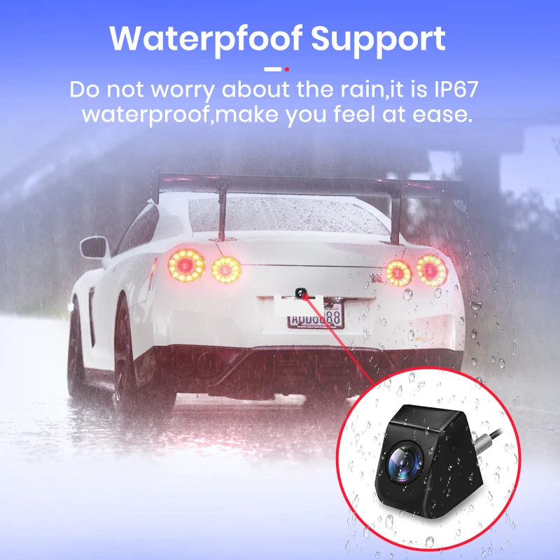 Car rear view camera AHD 720P Resolution Waterproof 140° Wide-angle reverse backup parking camera for Junsun DVD car accessories
