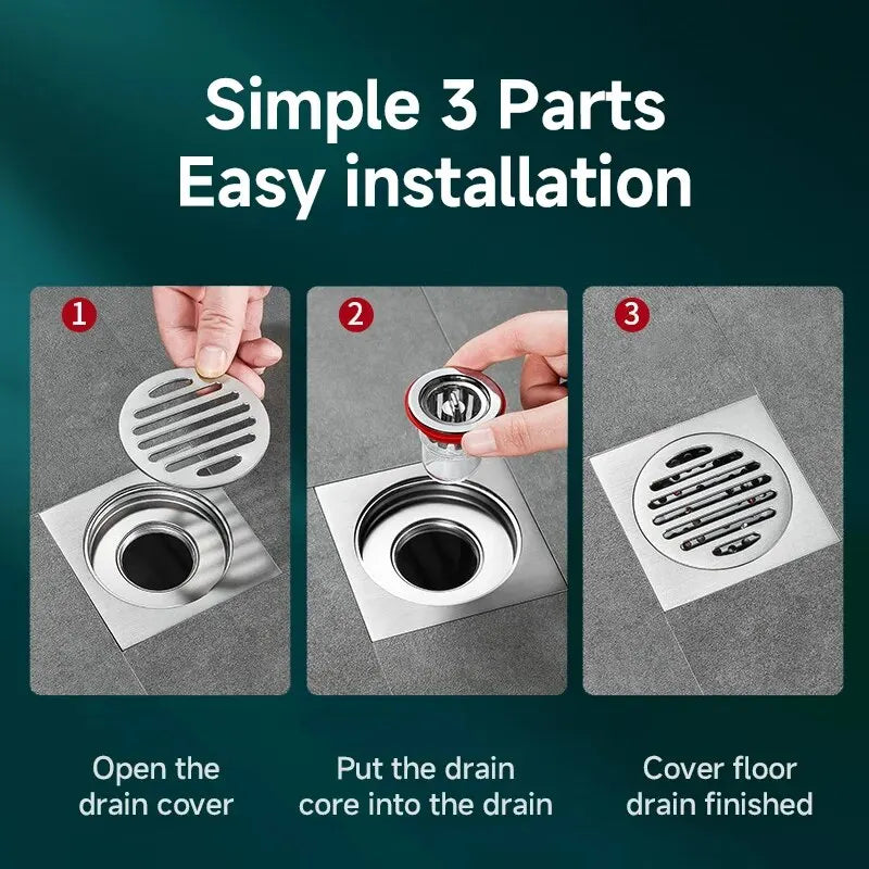 Odor Proof Floor Drain Valve-Sewer Core Backflow Preventer Shower Floor Drain Plug for Kitchen Bathroom Toilet Sewer