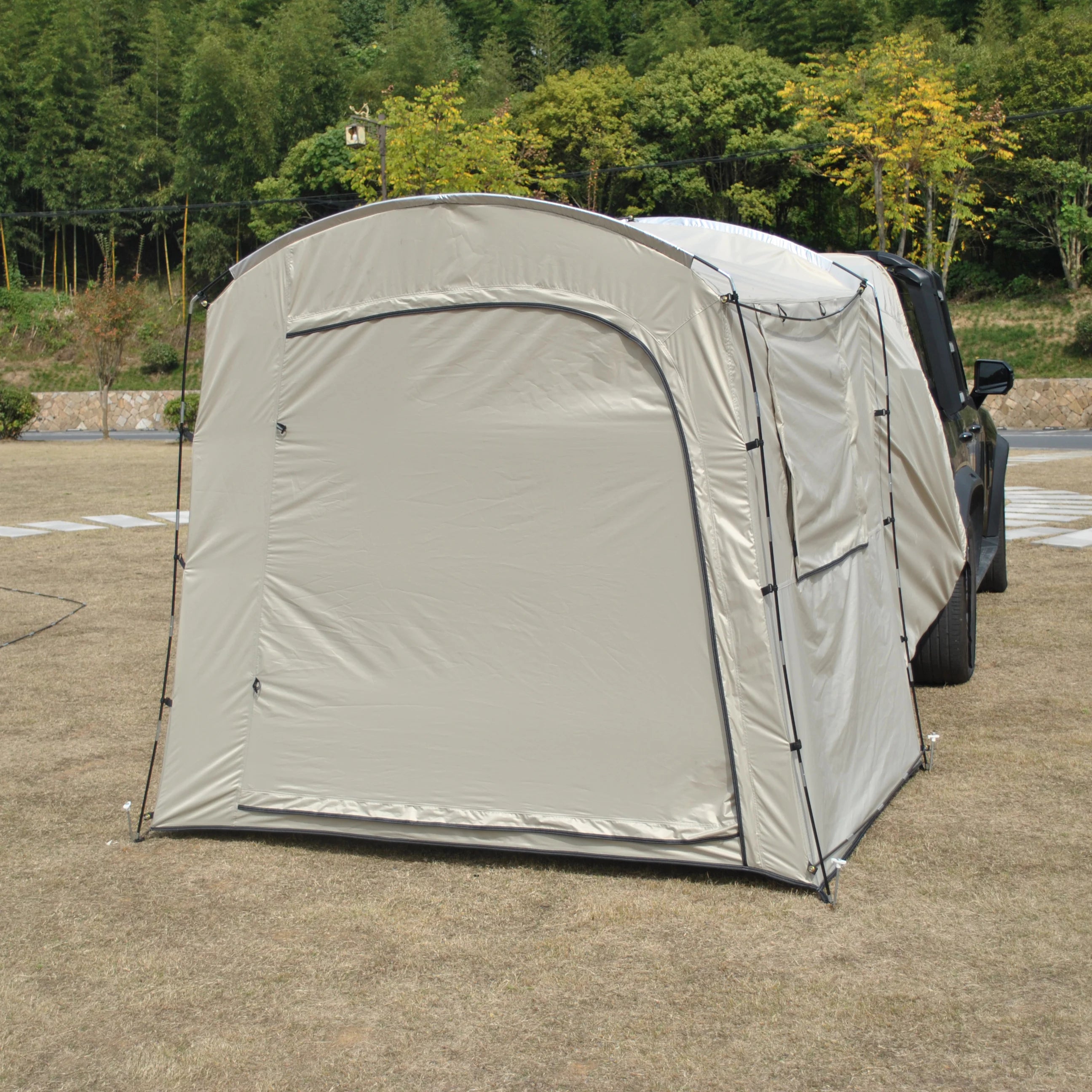 Car Rear Rest Tent Long-distance Driver's Tent 2/3 Person Car Tent, SUV Tailgate Tent, Car Hatchback Tent with Screen Window