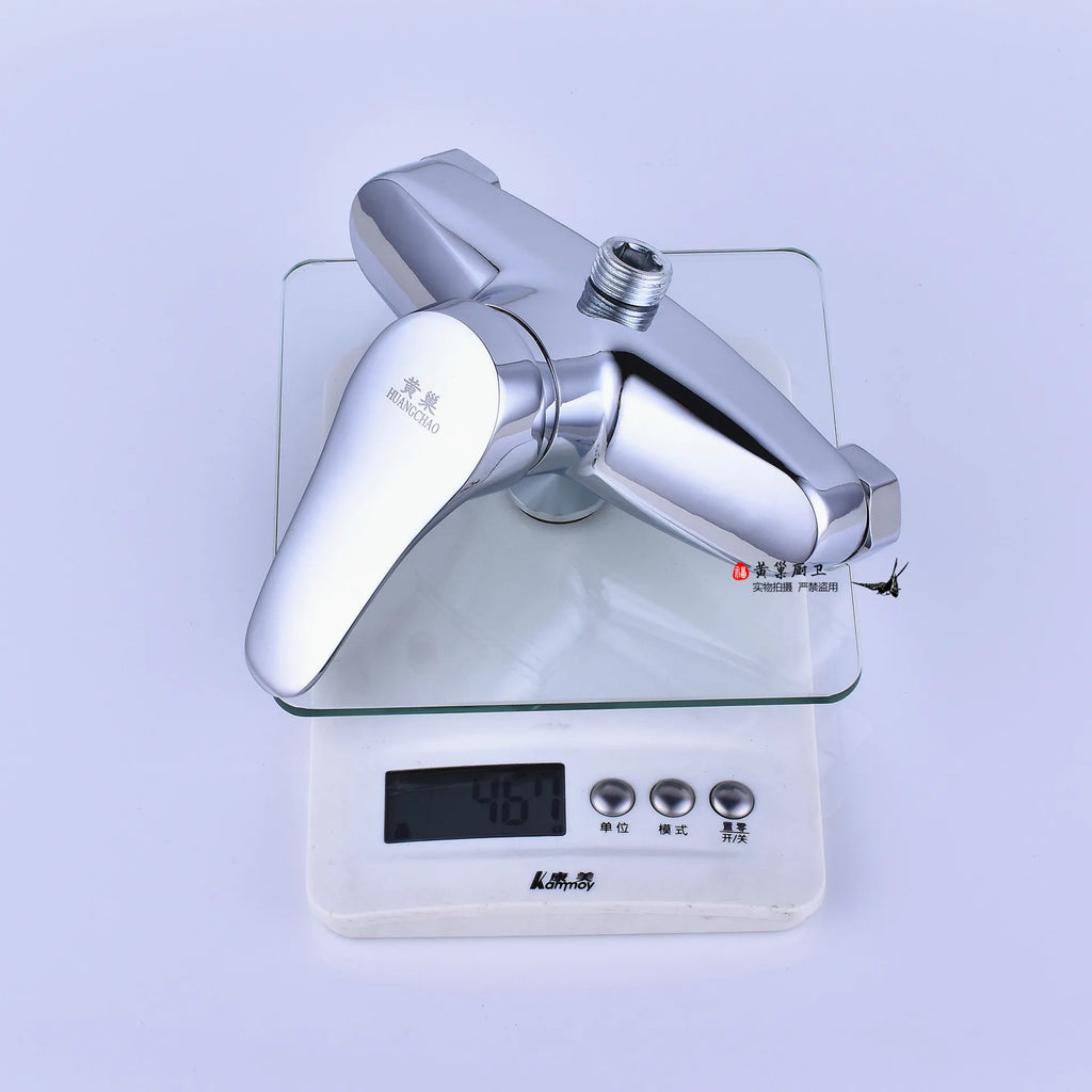 Brass Shower Faucet Mixer Valve Set with Shower Head and Hidden Switch for Bathroom Hot and Cold Water Tap  Bath