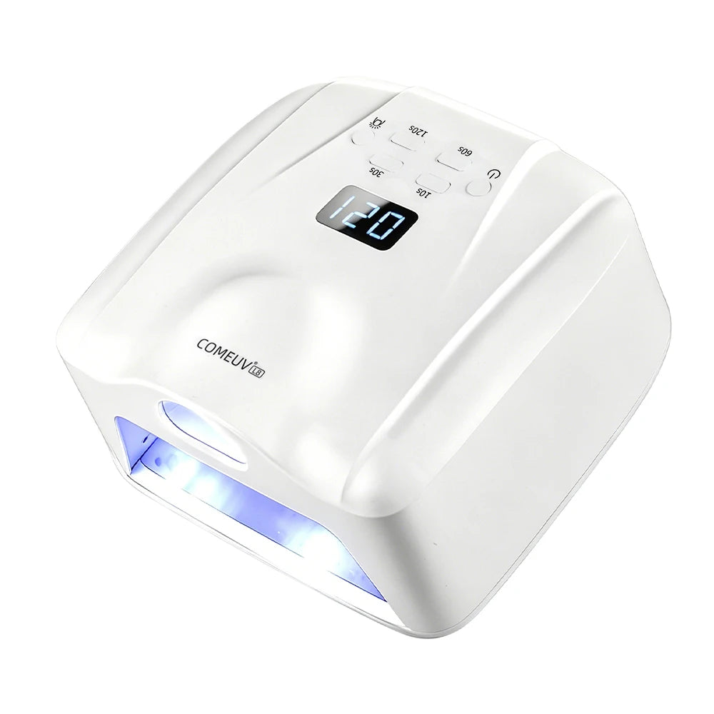 Comeuv Nail Lamp Single Toe Single Finger Gel Nail Curing Lamp Full Hand Fast Drying LED Light Nail Dryer Auto Sensor Dual Lamp