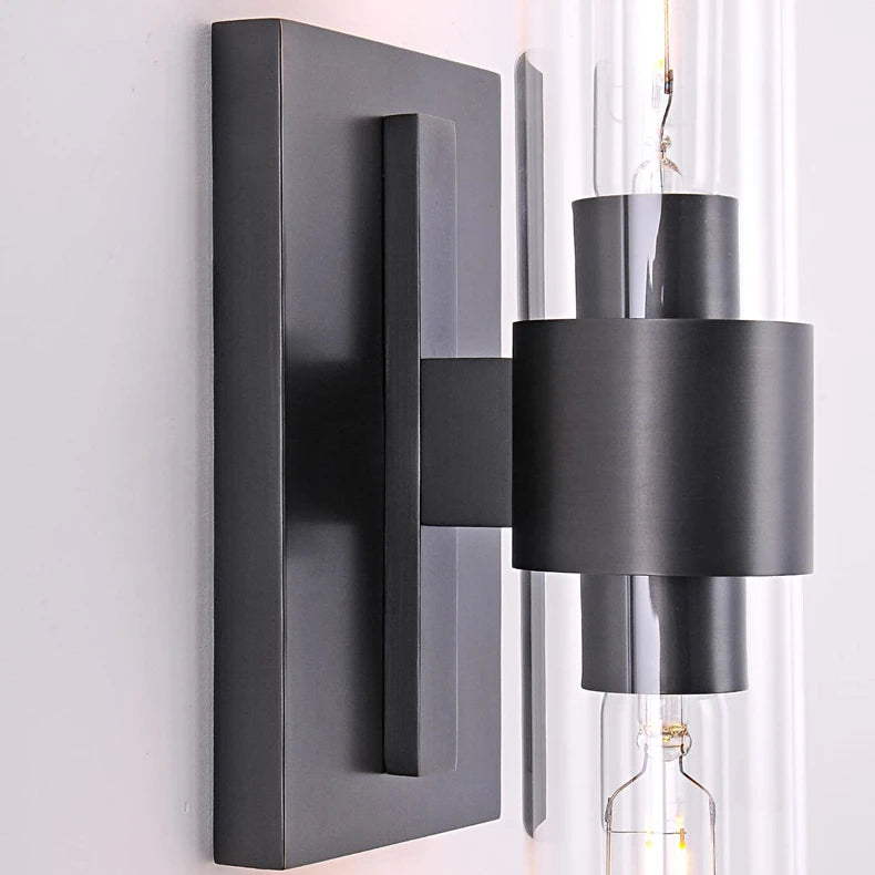 Modern Led Double Head Glass Wall Light For Living Room Bedroom Bathroom Loft Wall Lamps Luxury Indoor Room Decor Mirror Sconces