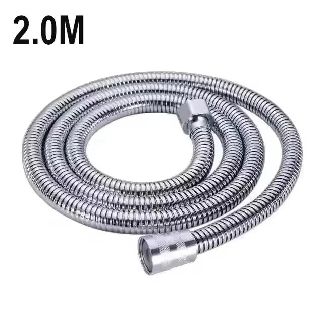 2m/1.5m Shower Head, Extended Stainless Steel Hose, Flexible and Durable anti Winding Pipe, Bathroom Accessories, Pipeline Tools