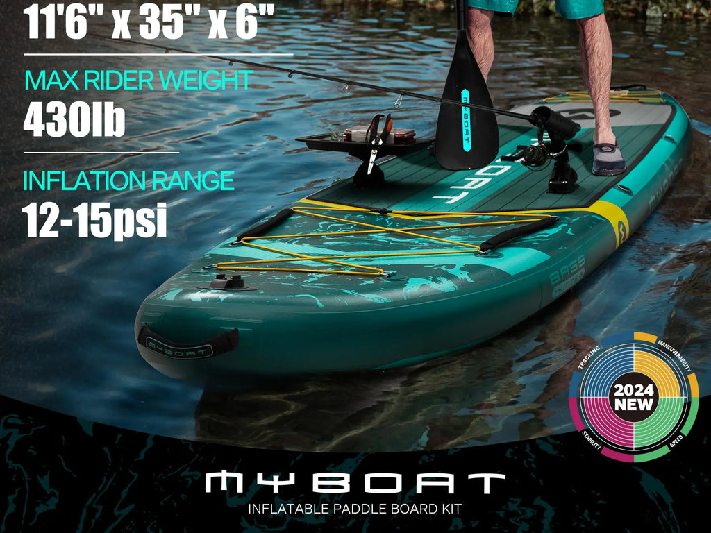 Myboat SUB Waterproof Inflatable Paddle Board 11'6''x35''x6''Adult Standing Style Aquatic Fishing With Accessories SUP сапборд