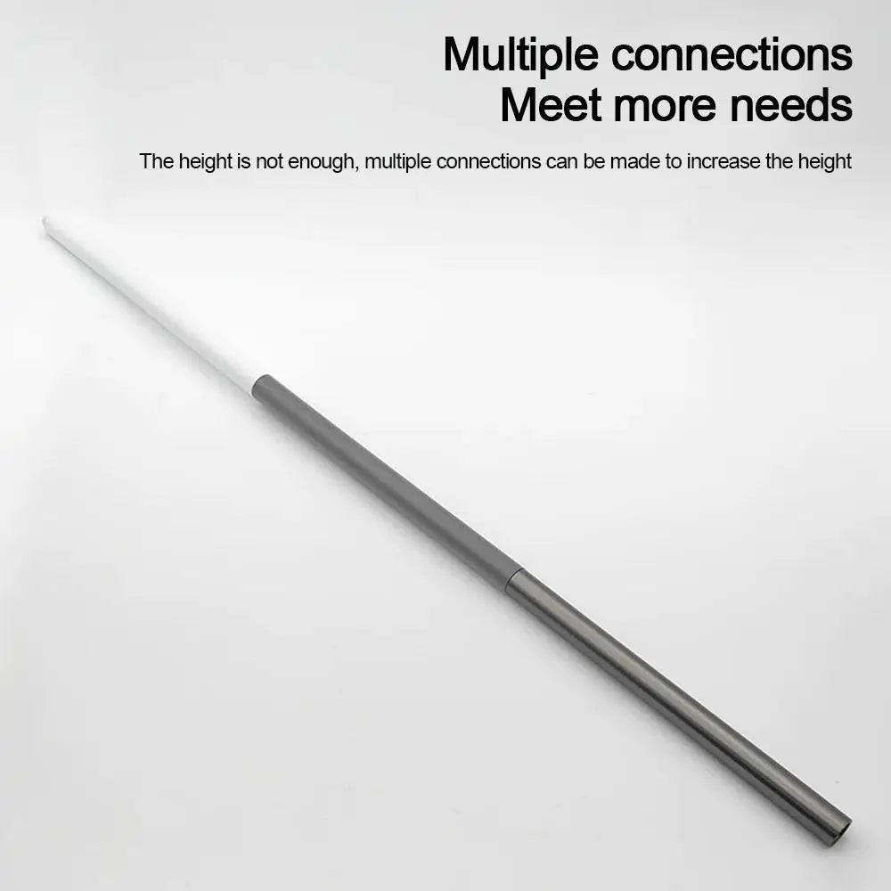 New Stainless Steel Shower Extension Rod Round 30cm Extension Tube Shower Extender Shower Head Rod Bathroom Accessories