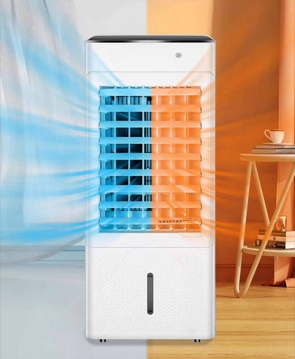 Air conditioning fan dual-purpose household cooling fan small office electric fan movable portable air conditioner