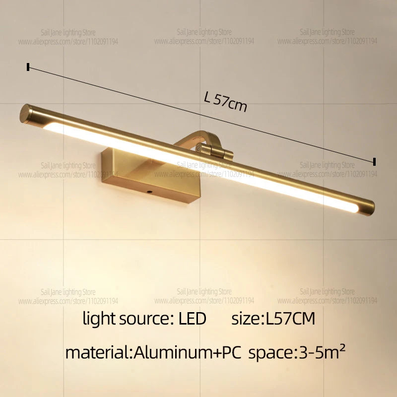 Modern LED Picture Light 180° Rotatable Wall Mounted Sconce For Painting Artwork Gallery Bathroom Mirror Vanity Lighting Fixture