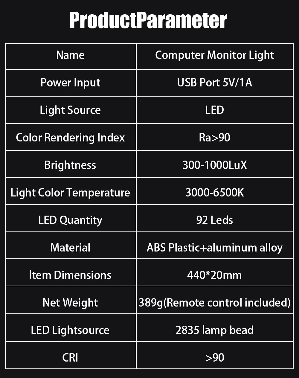 Smart RGB Monitor Light Bar Led Lights Wifi Dimmable Setup Gaming Room Decor Lightbar PC Screen Hanging Remote Control Desk Lamp
