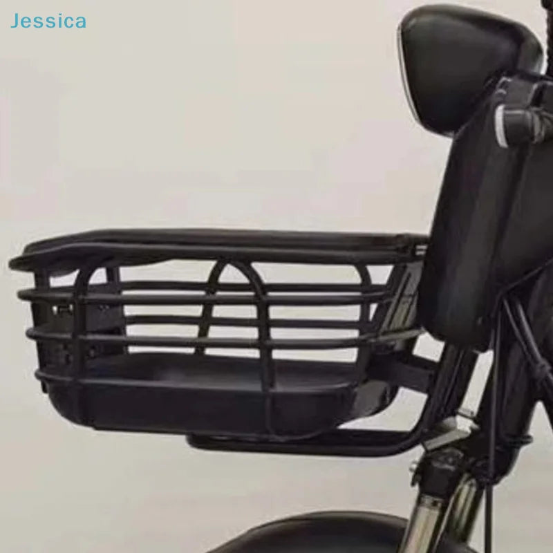 ♥Universal Bike Front Basket - Anti-Deformation Plastic Basket for Electric Bikes & Regular Bicycles