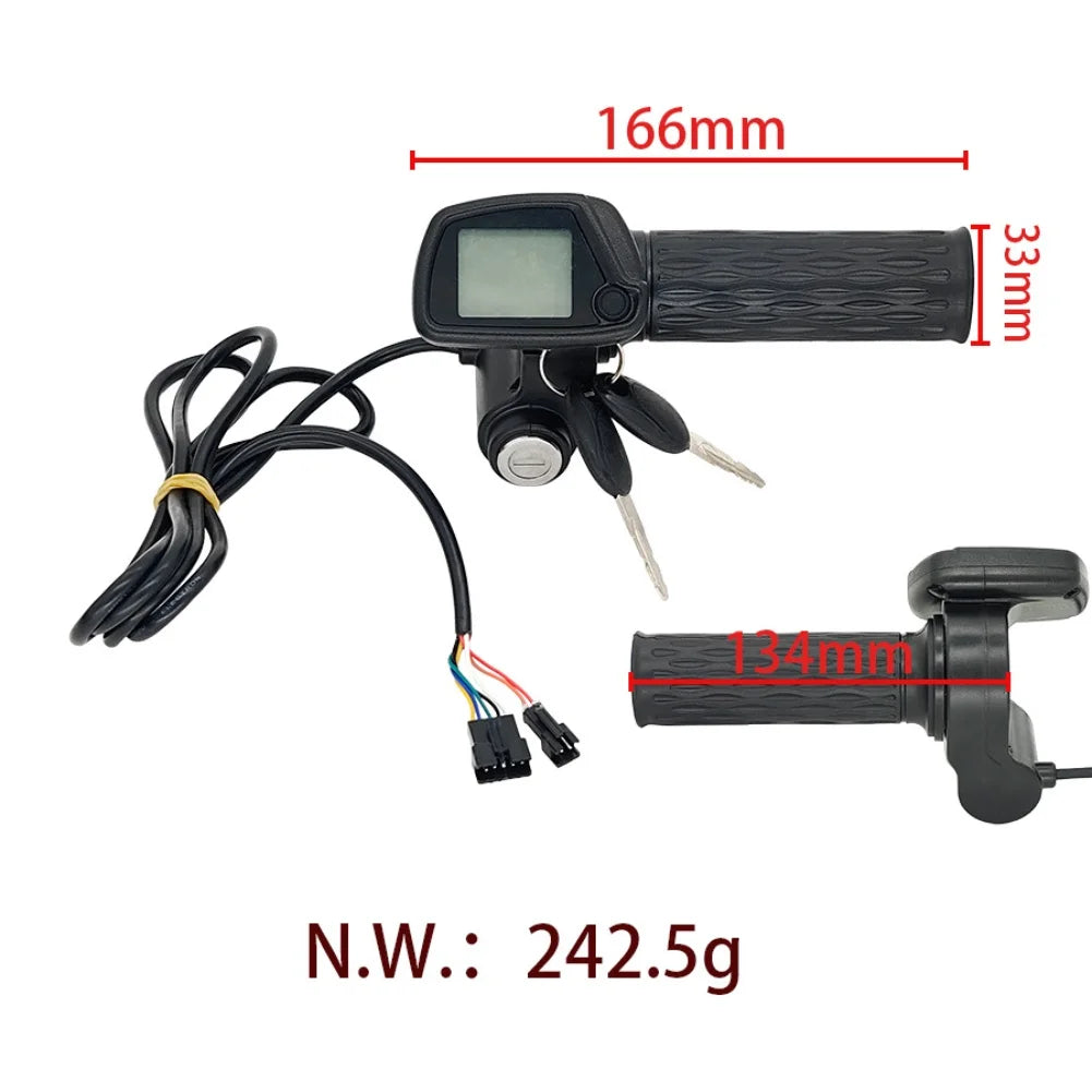 For KUGOO Wish01 48V Scooter Accelerator LCD Handle Governor with Enhanced Speed Control and Safety Protection