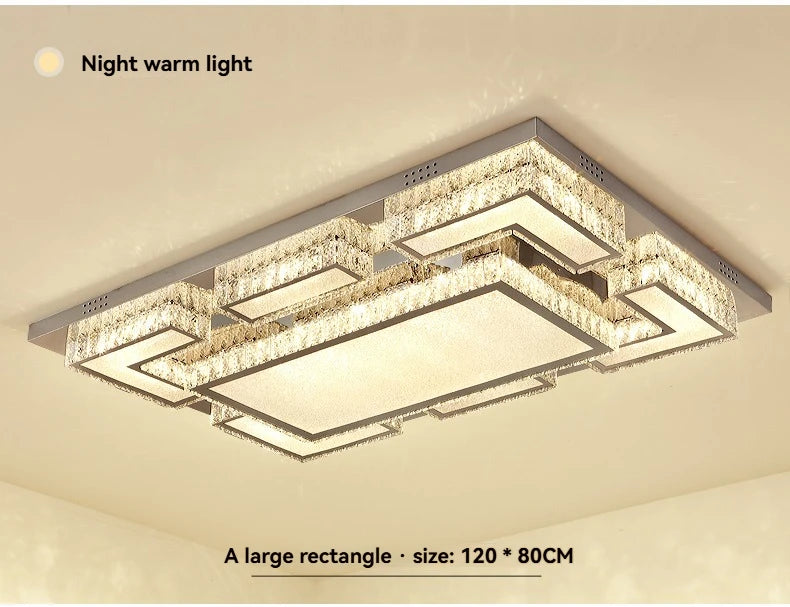 Modern Light Luxury Ceiling Led Crystal Ceiling Light Home Decoration Home Decoration Bedroom Dining Room Kitchen Lighting