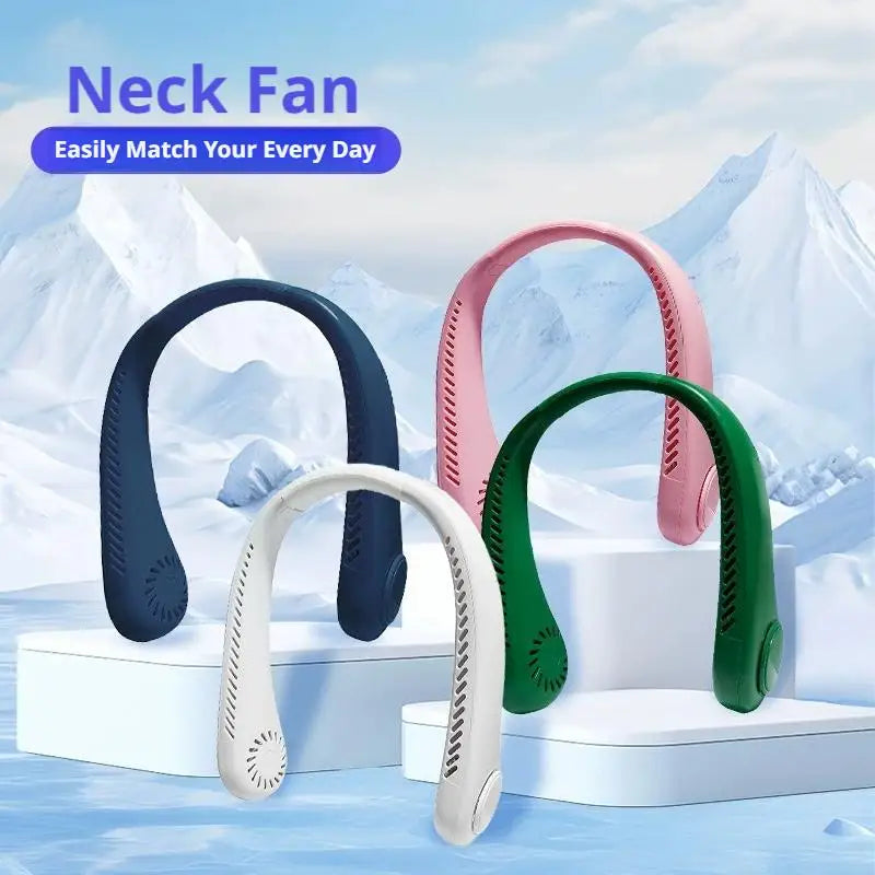 Hanging Neck Fan For Outdoor Portable Cooling Lazy Person Mini Hanging Neck Small Fan Bladeless Small Fan