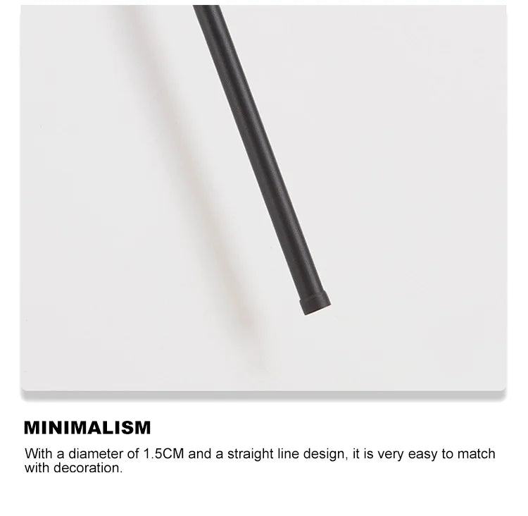 Modern LED Wall Lamp Bedroom Decoration Indoor Fixture Living Minimalist Lines Black Light Sconces Stair Hallway Wall Lights