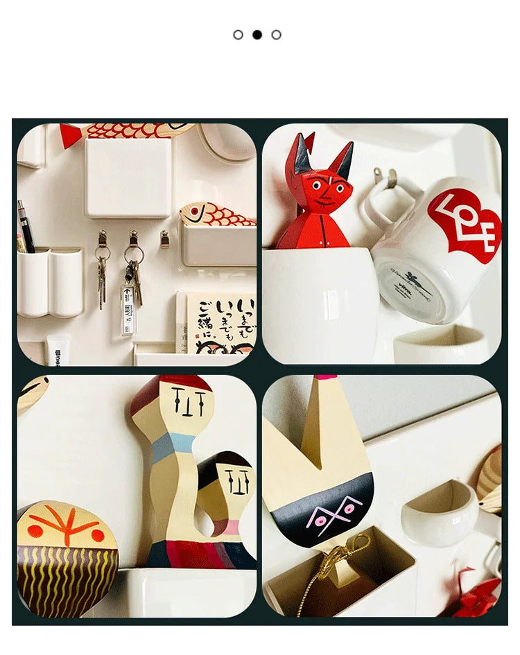 Wall Holder Offices Kitchens Organizer Desktop Shelf Wall Storage Rack Organiser For Workshops Bathrooms Children's Rooms
