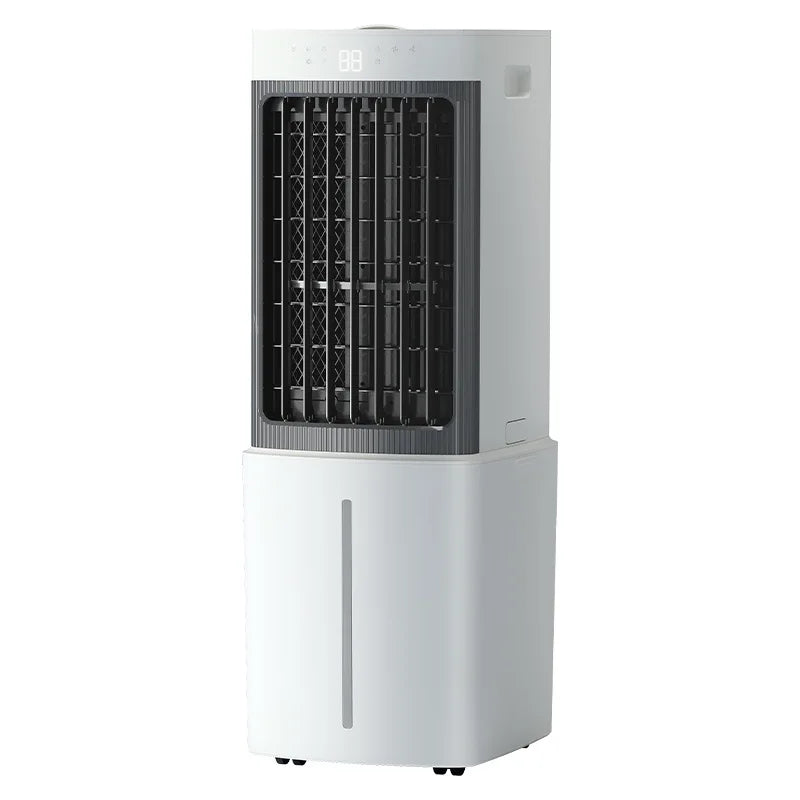 New Mini Air Conditioner Fan Cooling for Whole Room Mobile with Ice Crystals Voice Control Quiet Detachable Filter Air Cooler