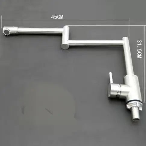 Foldable Kitchen Faucet Pot Filler Faucet Telescopic Cold And Hot Water Mixing Faucet Rotating Sink Faucet Tap