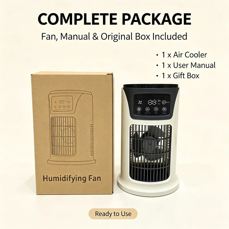 New Portable Mini Air Conditioner Air Cooler Fan Water Cooling Fan Air Conditioning Air Cooler For Office Mobile Air Conditioner