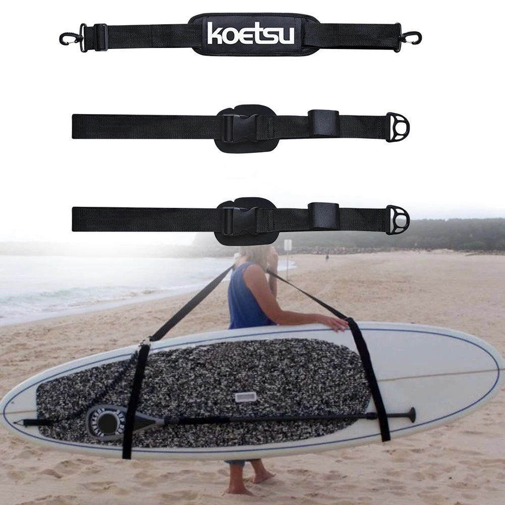 Adjustable Surfboard Shoulder Belt Carry Sling Portable Stand Up Surf Paddle Board Shoulder Strap Carrier Accessories