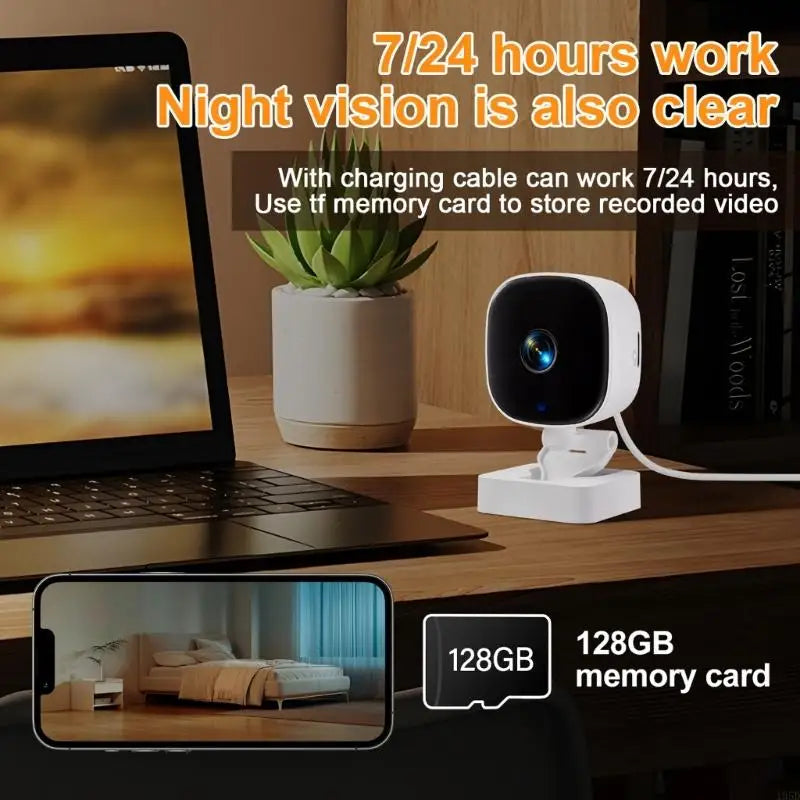Indoor Security WiFi Camera 1080P CCTV Camera for Home/Baby/Pet Baby Monitor Motion Detection APP Control For Home