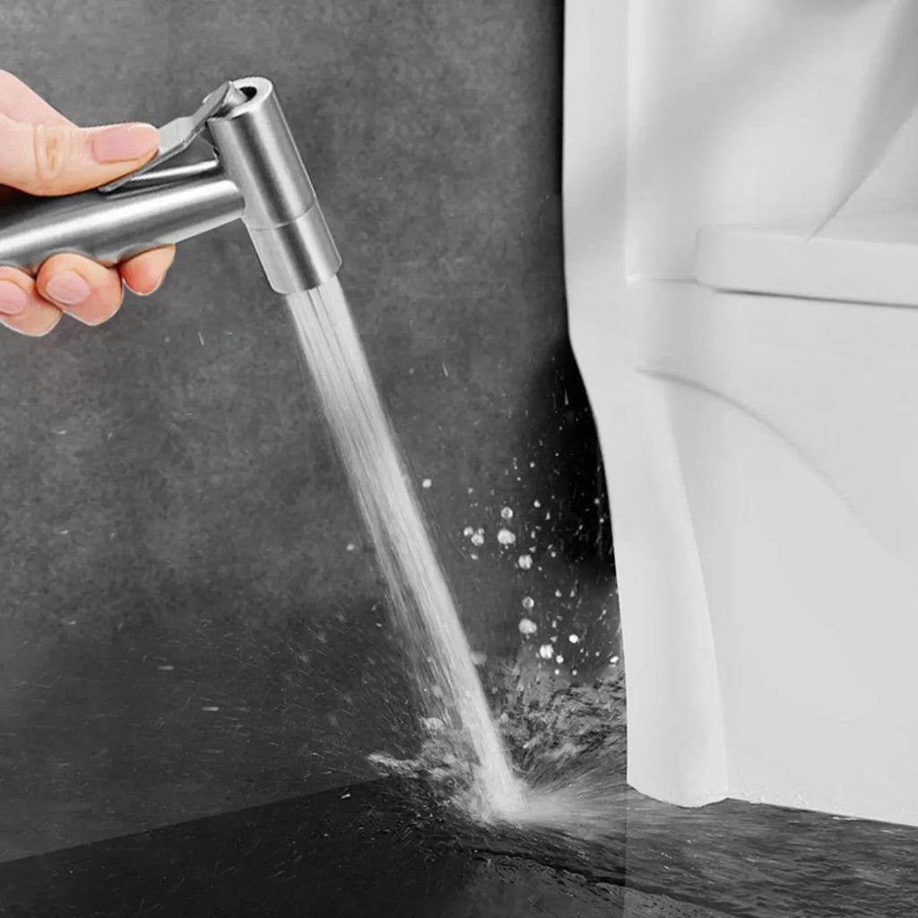 Handheld Toilet Bidet Sprayer Set Kit Stainless Steel Hand Sprayer Shower Head Self Cleaning Hand Bidet Faucet for Bathroom