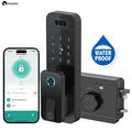 Waterproof Outdoor Smart Door Lock Fingerprint Facial Recognition Password Anti-theft Security Electronic Lock for Gate Garden