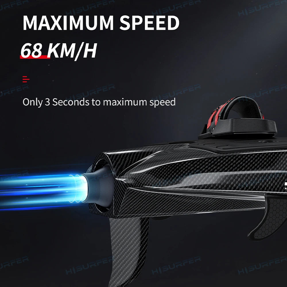 Hot Selling Factory Price Jetfly 02 Wireless Remote Control 68KM/H Full Carbon Fiber JF02 Electric Surfboard for Sea Sports