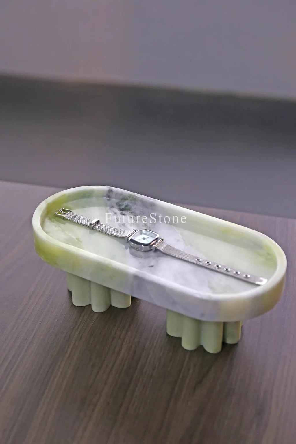 Modern Light Luxury Natural Marble Pallet Restaurant Advanced Decorative Tray Living Room Fruit Desserts Pastries Storage Pallet
