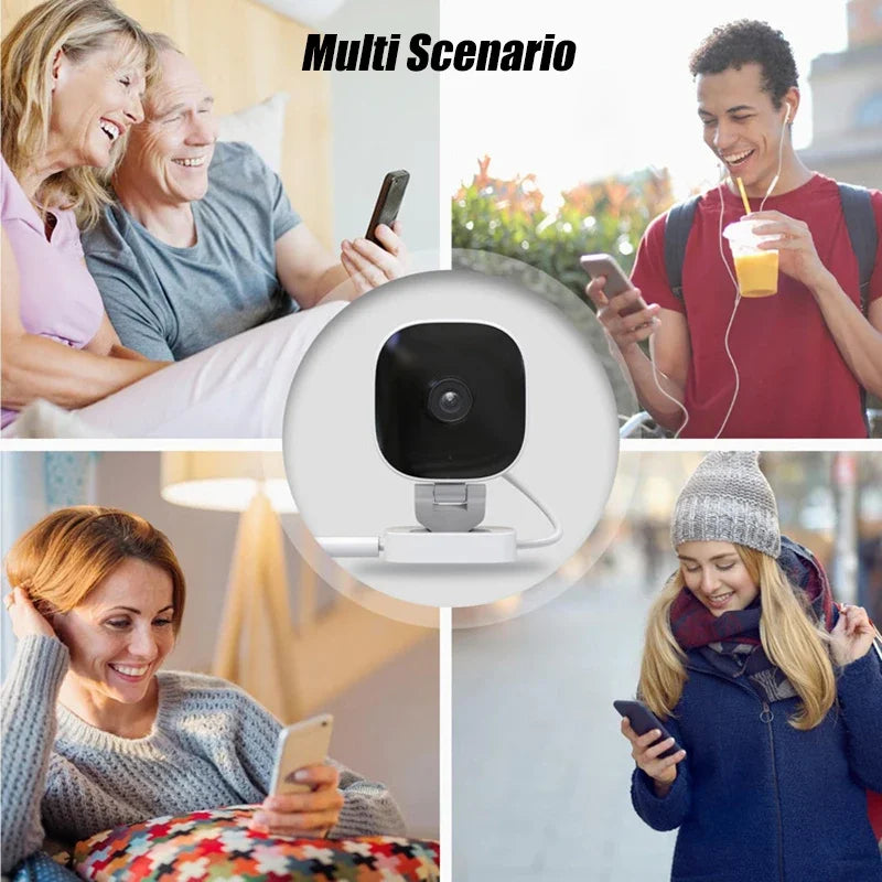 4K Mini Security Camera IP65 Waterproof Full Color Night Vision Motion Detect Surveillance Wifi Monitor with 2 Way Audio 2026