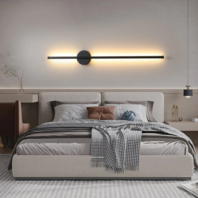 Indoor Touch Switch Dimmable LED Wall Lamps for TV Background Hardwired Long Press Dimming LED Wall Lights Wall Sconce Bedroom