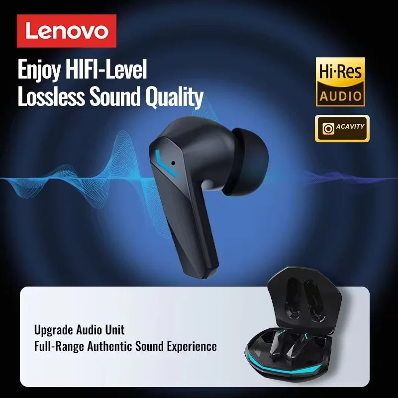 Choice Lenovo GM2 Pro Wireless Bluetooth 5.3 Earphones Gaming Low Latency Dual Mode Music Earbuds Sports In-Ear Headset With Mi