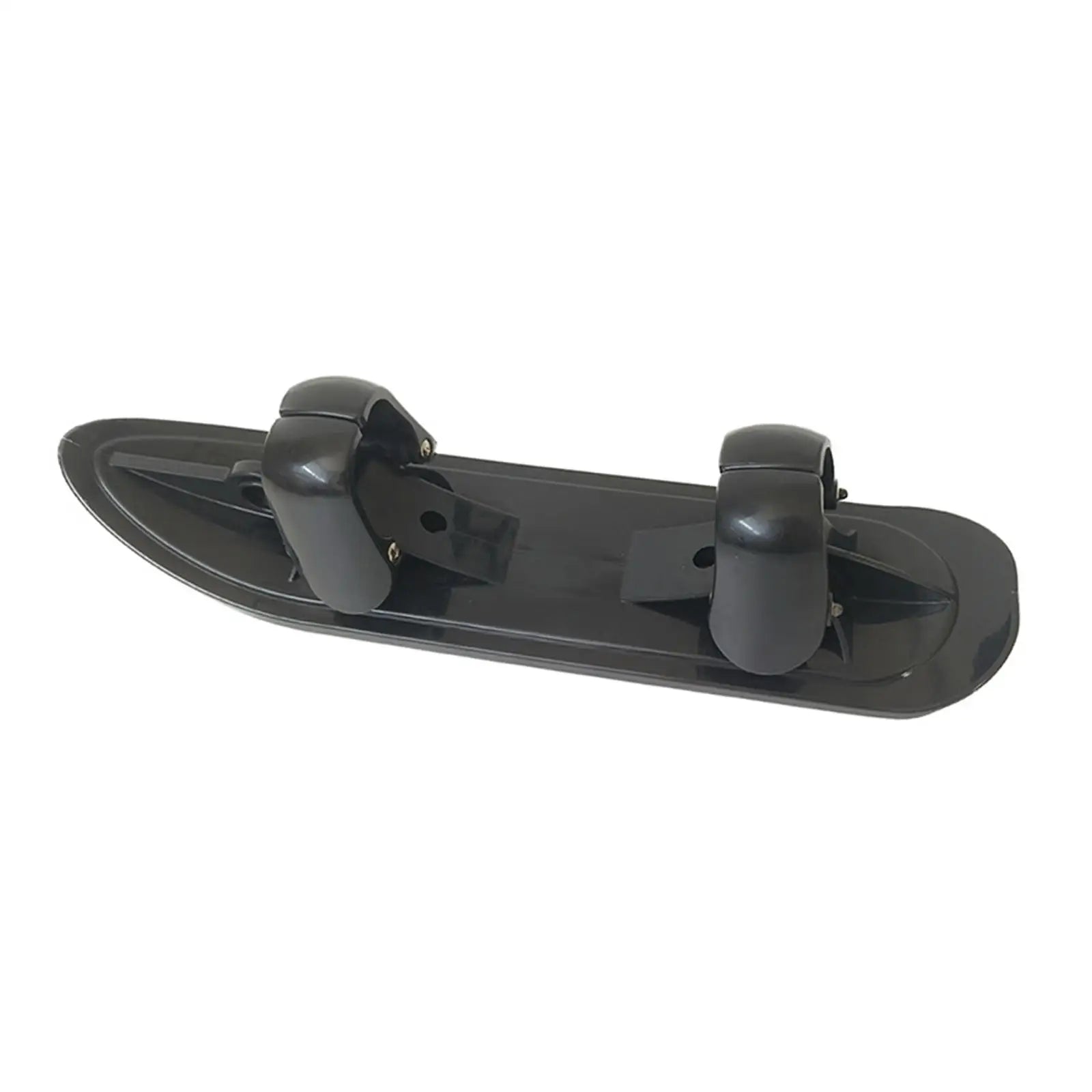 Scooter Ski Sled 2 in 1 Snow Sledge Board Outdoor Winter Snowboards Ski Sled Board for Golf Carts Bike Skiing Attachment