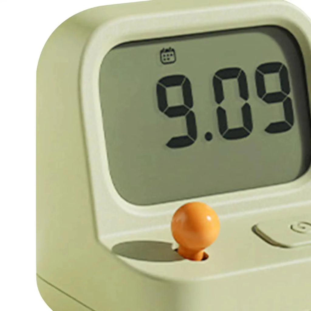 Creative Retro Mini Handheld Game Clock Alarm Machine for Kids Multi-Function Table Desk Clock Cute Digital Snooze Countdown