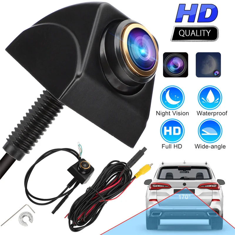 AHD 1920x1080P Car Rear View Camera 170° Fisheye Golden Lens Full HD Night Vision Vehicle Reversing Front Cameras B.H