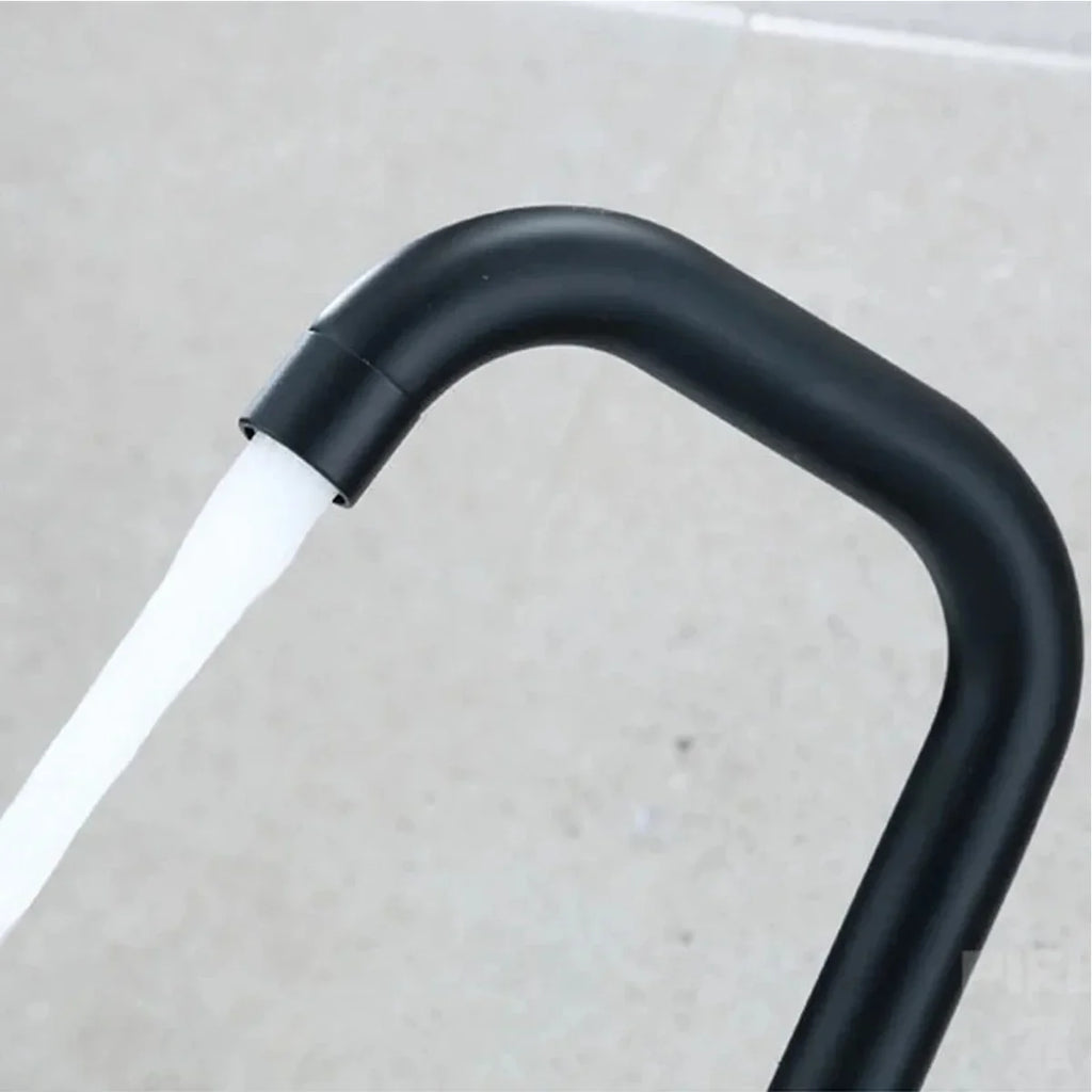 Bathroom Basin Faucet 304 Stainless Steel Hot Cold Wash Mixer Crane Tap 360 Rotation Sink Faucets Single Lever Tap For Bathroom