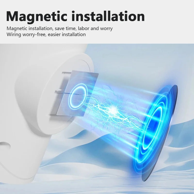 Smart Sensing LED Wall Lamp RGB Ambient Lighting Rechargeable Magnetic Wall Sunset Light Bedroom Corridor Staircase Night Lights