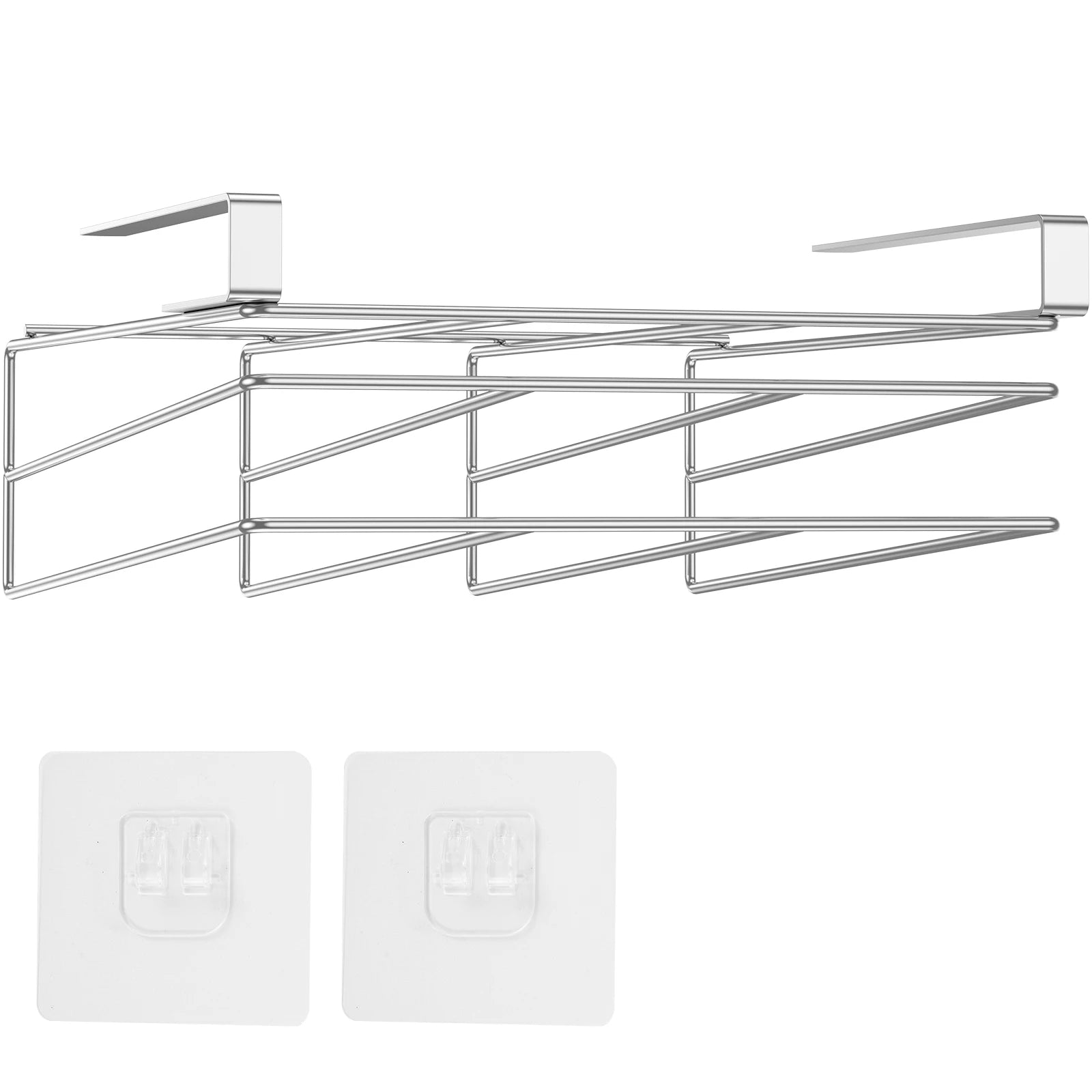 Under Cabinet Cutting Board Organizer Holder Kitchen Hanging Chopping Board Pot Lid Kitchenware Storage Rack Stainless Steel