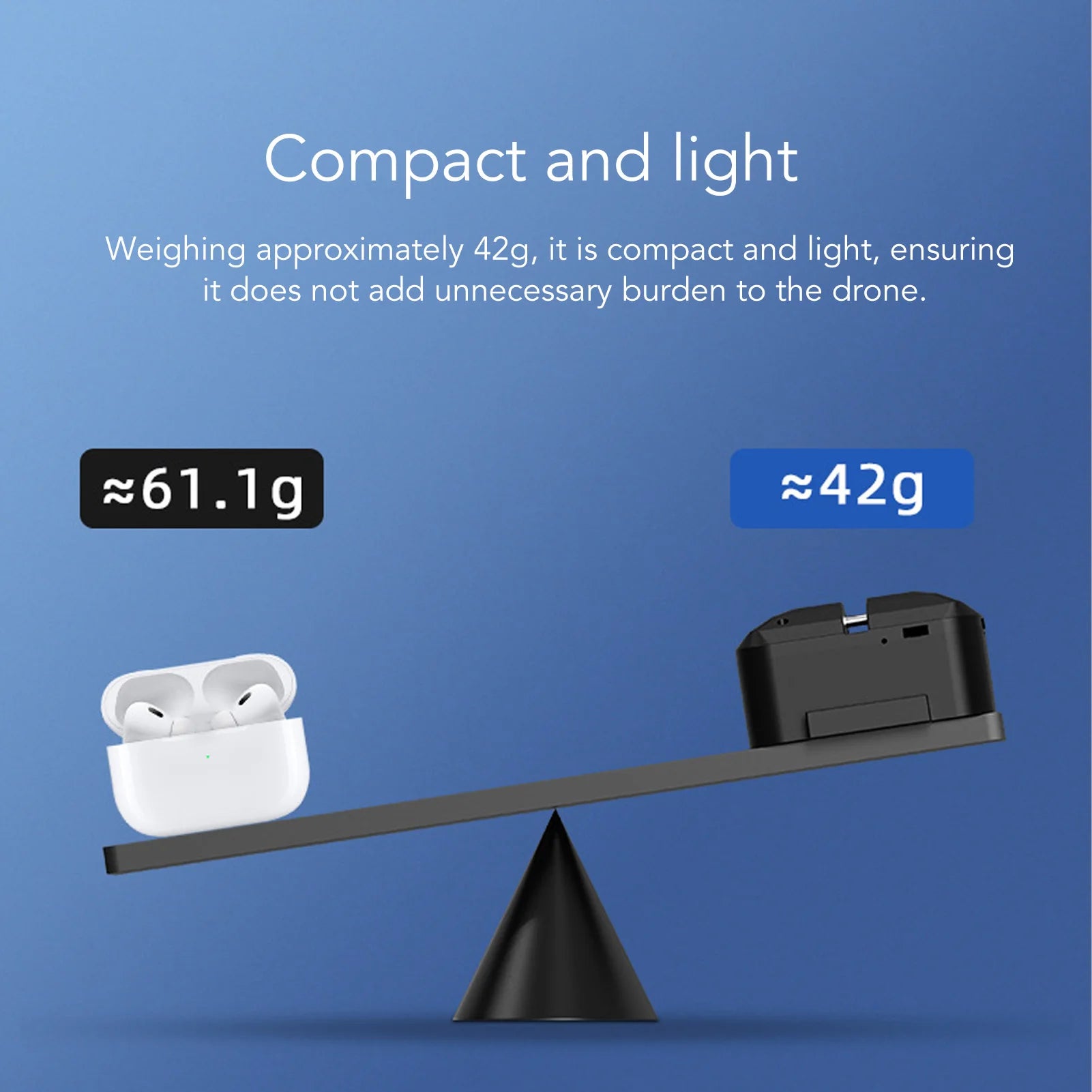 Drone Payload Release System RC Drone Airdropper  Lightweight USB Charging 500m Remote Range 300mAh for Advertising