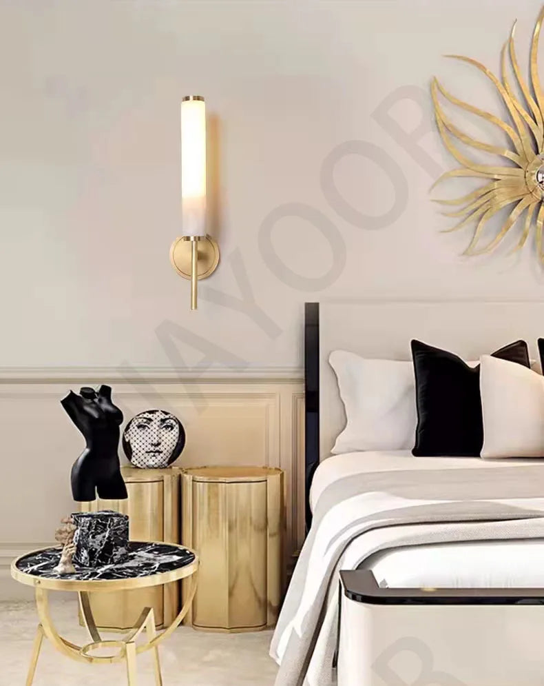 LED Interior Wall Lights Sconces Copper Room Decoration Wall Night Lamp Indoor Fixture Bedroom Home Dining Table Light Lustre