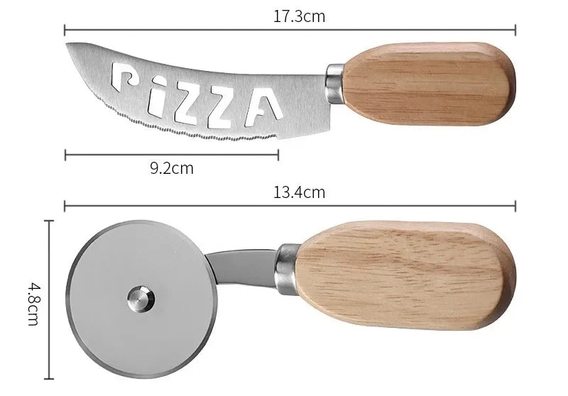Pizza Cutter Stainless Steel Pizza Knife Pizza Slicer Kitchen Gadgets for Cheese Cake Bread Pie Waffles Bakeware Kitchen Tools