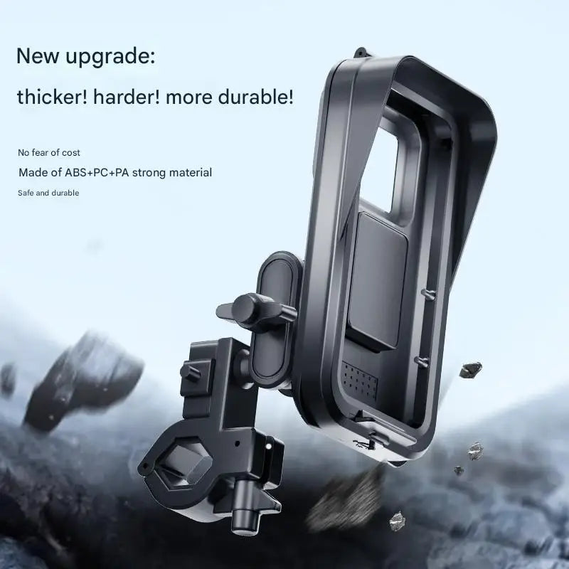 Three Proof Car Phone Holder Waterproof Dustproof Anti-Fall for Motorcycles Electric Bikes Bicycles - Secure Mounting