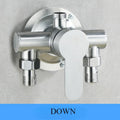 Toilet Shower Mixer Tap Hot and Cold Switch Shower Faucet 304 Stainless Steel Bathroom Accessries Hot & Cold Shower Accessories